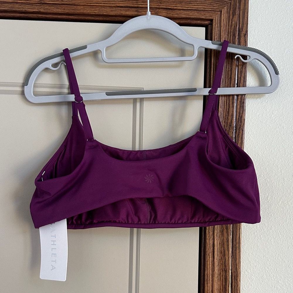 NWT Athleta Scoop Bikini Top Size A-C Size
L | Purple Currant - Picture 5 of 6